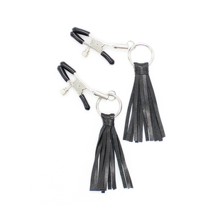 Pinces à tétons en cuir à pampilles, accessoires de fétichisme, jeux BDSM pour femmes et hommes, jeux pour adultes - Product Image 4