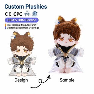Muñeco de Peluche de Algodón Personalizado de Alta Calidad, Diseño Europeo, Muñeco de Ídolo K-Pop con Ropa, Fabricantes OEM ODM - Product Image 2