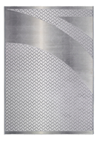 Tapis de salon et chambre à coucher bohème antidérapant en velours cristal microfibre, tapis doux lavable en polyester imprimé 3D, 1 pièce