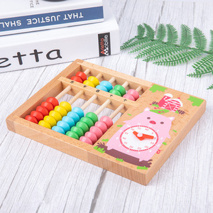 Abaco Cinese di Alta Qualità, Giocattolo Educativo con Coniglietto e Maialino, in Legno, <span class=keywords><strong>per</strong></span> l'Apprendimento della Matematica, Confezionato <span class=keywords><strong>per</strong></span> <span class=keywords><strong>Bambini</strong></span> - Product Image 3