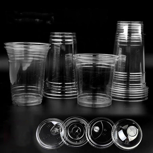 Tasse en plastique biodégradable tasse en plastique écologique 150ml 200ml 16oz bulle de jus de café glace boisson froide tasse en plastique pet transparent - Product Image 4