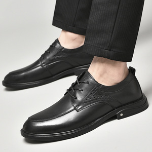 รองเท้าผู้ชายปี 2026 |   รองเท้าหนังวัวแท้บุรุษ สวมใส่สบาย ระบายอากาศได้ดี พื้นนุ่ม หนังนิ่ม เหมาะสำหรับใส่ทำงานหรือโอกาสทางการ - Product Image 4