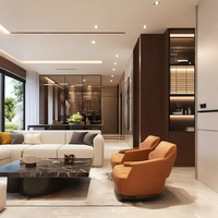 Villa et hôtel préfabriqués en acier moderne Econel avec structure en acier à 2 étages et système de plancher à 6 chambres
