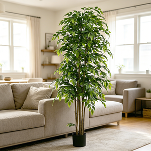 Factory Price High-End <b>Artificial</b> Greenery Banyan <b>Tree</b> UV-Protected for Luxury Shopping Mall Landscaping - Product Image 5