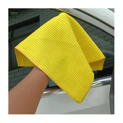 Factory Direct Sales Fine Fiber Glass Towel Car Beauty Towel Car Wash Rag Water Absorbent Car Wiping Cloth