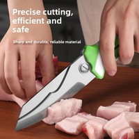 Ciseaux de cuisine de haute qualité, nouvelle arrivée, ciseaux à poisson, ciseaux à poulet, ciseaux à os, ciseaux à volaille, couteaux de cuisine magnétiques