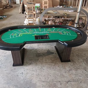 Baccarat ovalado de alta calidad premium personalizado adecuado para mesa de póquer Texas Hold'em BlackJack barata con flotador de distribuidor - Product Image 4