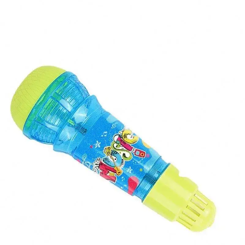 Microfone de eco grande para crianças, brinquedo de canto, 24cm, físico