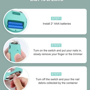 Home Use <b>Electric</b> Nail Cutter Pedicure Care Beauty Equipment Adult Nail Trimmer Clipper <b>Kit</b> - Product Image 5