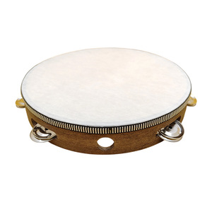 Wholesale Hot Selling Orff Percussion <b>Instrument</b> 6 Inch Single-Row Wooden Tambourine <b>Musical</b> Hand Shake Drum <b>Musical</b> Toy - Product Image 1