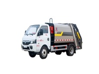 Camion compacteur de déchets Kailifeng Dongfeng, châssis 5,3 m³, compression hydraulique, collecteur de déchets sanitaires, 4x2, moteur manuel