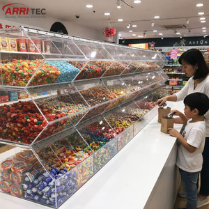 Dispensador de Caramelos Apilable de Acrílico Personalizado al por Mayor, Contenedores de Plástico para Dulces con Tapa - Product Image 2