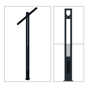 เสาไฟสแตนเลสตกแต่งขนาด 6 ม. 11 ม. ใช้สำหรับไฟถนน ชุบกัลวาไนซ์ ขายเสาไฟสูง - Product Image 4