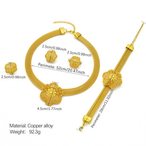 Boucles d'oreilles pendantes en or véritable 24 carats ZX Workmanship, bijoux fins de luxe, anti-ternissement, ensembles cadeaux pour femmes, marque - Product Image 6