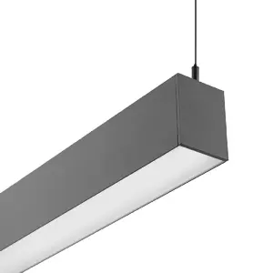 Profilo in alluminio led lineare apparecchio di illuminazione ad alta lumen tubo appeso lineare luci