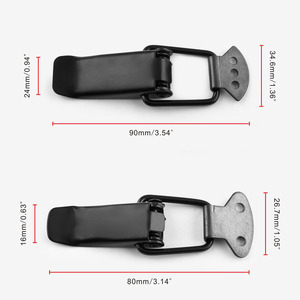 Ryanstar <b>Car</b> Body Lock Buckle Black Quick Release Engine Cover Safety <b>Clip</b> For Retrofit Upgrade - Product Image 3