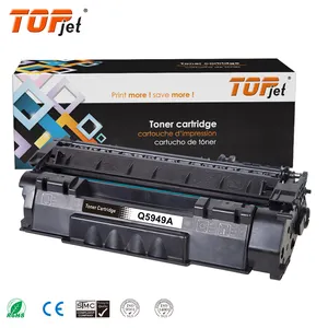 Topjet Q5949A Q5949 5949A 49A 블랙 토너 카트리지 호환 HP 레이저 제트 1160 1160le 1320 1320N 레이저 프린터
