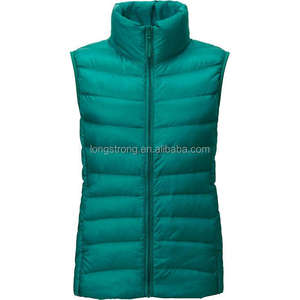 <span class=keywords><strong>Chaleco</strong></span> de moda personalizado para niñas, <span class=keywords><strong>chaleco</strong></span> sin mangas transpirable con bolsillos cálidos para mujeres con cremallera - Product Image 2