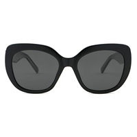 Lunettes de soleil élégantes de luxe, monture œil de chat, protection UV400, effet amincissant du visage, design esthétique