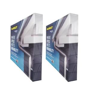 Kustom 10ft 20ft portabel latar belakang Pop-up spanduk lantai berdiri Tampilan berdiri promosi akril dan bahan plastik - Product Image 2
