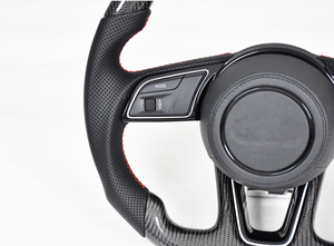 CarbMod pour A4 Allroad Avant B8 Pièces en fibre de carbone personnalisées Volant en fibre de carbone véritable - Product Image 3