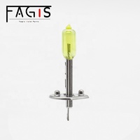 Fabricant H1 24v 100w jaune brouillard lampe de voiture phare ampoule halogène automatique
