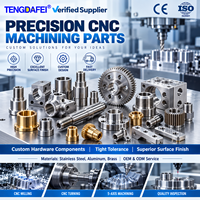 OEM Custom CNC Machined Hardware Fasteners Precision Stainless Steel Brass Aluminum Threaded Parts CNC Turning Milling Service