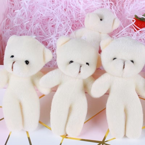 Simpatico <span class=keywords><strong>Orsetto</strong></span> di <span class=keywords><strong>Peluche</strong></span> Mini, Morbido Giocattolo Imbottito in Cotone PP, Antistress, Giocattolo per Macchina Artiglio, Portachiavi - Product Image 4