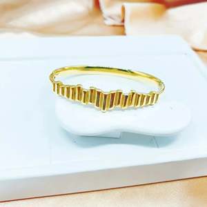 Fashion <b>Bangle</b> 316L Stainless Steel PVD Gold Plating Resistant Sustainable Jewelry <b>for</b> Women - Product Image 1