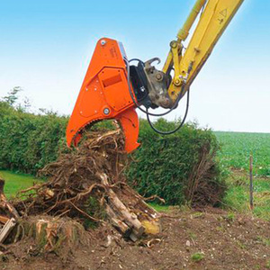SJ 2 Dual Cylinder Tree Stump Shear Hydraulic Root <b>Puller</b> For Landscaping Engineering - Product Image 1