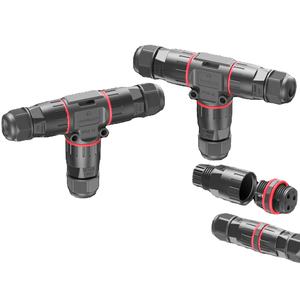 M20t סוג חיצוני שקע כבל 2pin 3pin תקע ip68 חוט חשמל עמיד למים מחבר נחושת 10a מדורג - Product Image 1