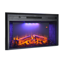 Dreamflame 33W Cheminée électrique Insert Intérieur Décoratif Chauffage à effet de flamme à LED pour usage domestique et hôtelier
