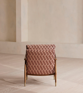 Italia lujo Vintage Interior muebles para el hogar sala de estar moderna madera maciza latón sillón - Product Image 5