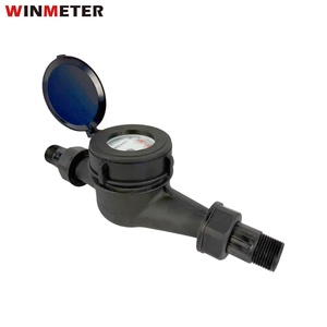 DN25 マルチジェットプレミアムエンジニアリングプラスチックナイロンメーター 優れた精度 R80 ISO 4064 商業ビル用 - Product Image 1