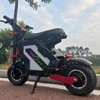 Abd ücretsiz kargo E Scooter 72V 10000W 50Ah hızlı çift Motor 14 inç Off Road uzun menzilli yetişkinler için yağ lastik elektrikli Scooter