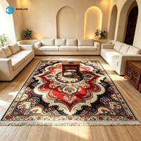 Tapis personnalisé doux et vintage, antidérapant, imprimé, adapté aux animaux domestiques, tapis d'intérieur pour salon, hôtel, tapis imprimé en velours