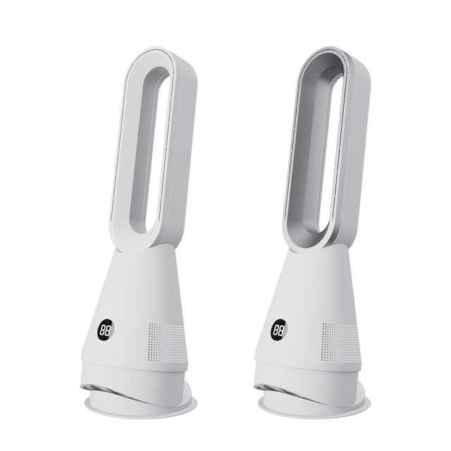 Smart Silent Tower Fan Led Bladeless Fan Cooling Tower Summer Remote Control Floor Standing Tower Fan