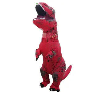 霸王龙恐龙充气服装派对角色扮演服装花式吉祥物动漫万圣节服装成人儿童迪诺卡通