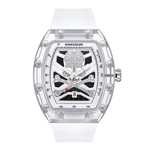 Nuevo Reloj Mecánico Automático <span class=keywords><strong>Richard</strong></span> Skeletonized con Doble Tourbillon, Reloj <span class=keywords><strong>Miller</strong></span> en Forma de Barril, Correa de Silicona a la Moda - Product Image 4