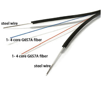 Cable de caída FTTH con conector LC SC, Cable de parche de fibra óptica para exteriores, 10m, 30m, 50m, 100m, 150m