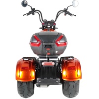 Mangosteen 3 tekerlek M1P EEC COC 2000W elektrikli Scooter motosiklet 3 tekerlekler üç tekerlekli bisiklet elektrikli Citycoco kıyıcı