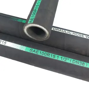 6SP多层钢丝缠绕钻孔橡胶软管用于开采石油和其他资源