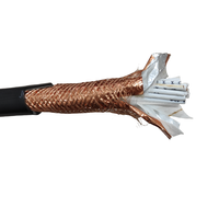 Câble souple blindé RVVP, isolation PVC, gaine en caoutchouc, cuivre pur, 450V, câble de signalisation multiconducteur pour système audio d'alarme
