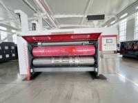Machine industrielle automatique de découpe et d'impression rotative 4 couleurs pour cartons, à faible bruit et haute performance