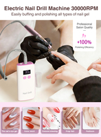 Équipements pour ongles, lime à ongles électrique, perceuse, machine à 30 000 tr/min, ensemble de manucure et pédicure, perceuse à ongles sans fil