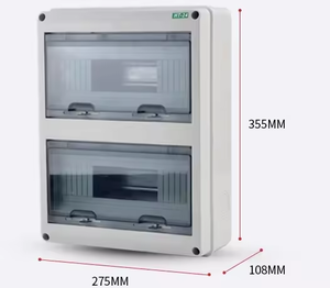 HT 5/8/12/15/18路户外防水配电箱断路器MCB电源塑料接线盒 - Product Image 6