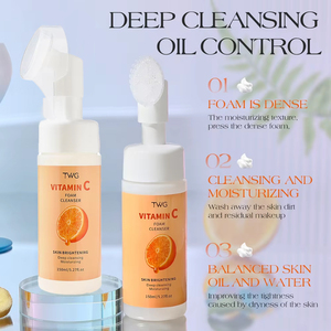 Set de Vitamina C TWG RTS, Antiarrugas, Despigmentante, Suero Facial, Crema, Limpiador Facial Profundo, Agua <span class=keywords><strong>Micelar</strong></span>, Set de Cuidado de la Piel con Vitamina C - Product Image 2