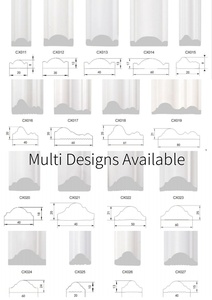 <span class=keywords><strong>Kit</strong></span> de Moulures Murales Prédécoupées et Auto-Adhésives, Cadre en PS Mousse Rigide Prêt-à-Poser, Enjoliveurs Décoratifs Modernes pour Murs Français, Plinthes - Product Image 5