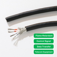 Cable de Señal USB con Doble Blindaje, UL2725 AWM, 2-4 Núcleos, Blindado con Lámina de Aluminio y Trenza de Cobre Estañado, Personalizable por el Fabricante