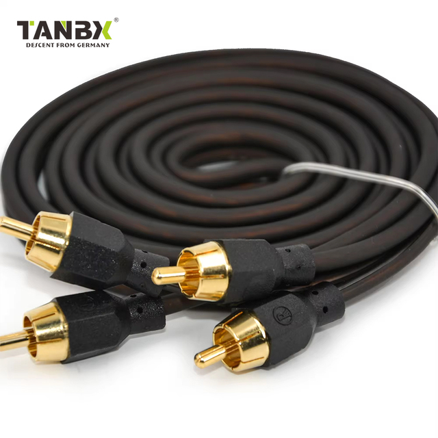 High Quality Car Audio Cable Amplifier RCA Cable for Automotive TB-200-2M